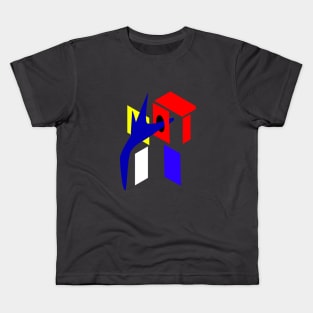 Shapes at Dinner Time Kids T-Shirt